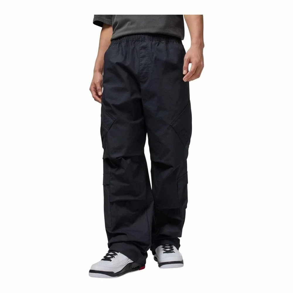 Jordan Mens Black Loose Fit Ripstop Cargo Pants HV0530-010 Medium NWT